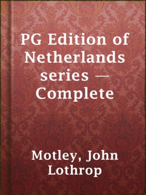 cover image of PG Edition of Netherlands series — Complete